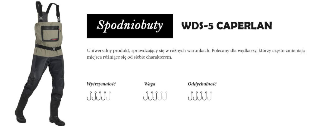spodniobuty caperlan oddychające