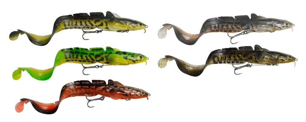 Wersje kolorystyczne przynęty 3D Burbot Shallow