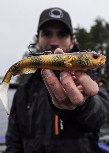 duża guma na szczupaka 3D Goby Shad